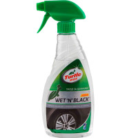 Засіб для шин та пластику "Чорний лоск" Turtle Wax Wet 'N' Black, 500 мл Спрей