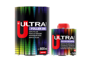 Ґрунт акриловий ULTRA Fuller 200 5:1, 800 мл + 160 мл Комплект Чорний