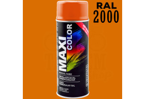 Фарба (емаль) універсальна Maxi Color, 400 мл Аерозоль Жовто-жовтогарячий (RAL 2000)