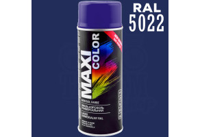 Фарба (емаль) універсальна Maxi Color, 400 мл Аерозоль Нічний синій (RAL 5022)