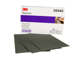 Лист абразивний водостійкий 3M Wetordry™ 401Q, 138 х 230 мм P1500