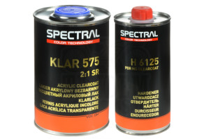 Лак акриловий підвищеної міцності Spectral Klar 575 SR 2:1, 1 л + 500 мл Комплект