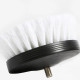 Насадка на дриль для чищення текстилю м'якої жорсткості SGCB Pneumatic Carpet Brush Grey , сіра 90 mm