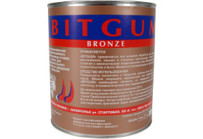 Мастика бітумна антикорозійна Bitgum, 2,4 кг Бронзовий