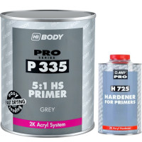 Грунт-наповнювач HB BODY P335 PRO 5:1 HS, 1 л + 200 мл Комплект Білий