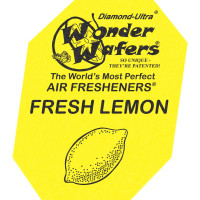 Ароматизатор в пластинці Wonder Wafers, 65 x 50 мм "Cвіжий лимон" (Fresh Lemon)