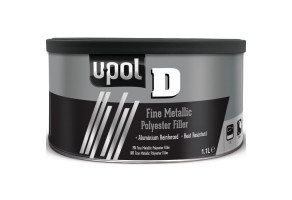 Шпаклівка з алюмінієм U-POL D 1,1 л