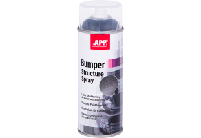 Фарба (емаль) для бампера і пластику APP Structure Paint Spray, 400 мл Аерозоль Чорний