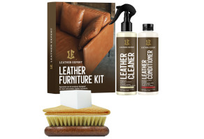 Комплект для очищення та догляду за шкіряними меблями Leather Expert Furniture Kit, 2 x 250 мл